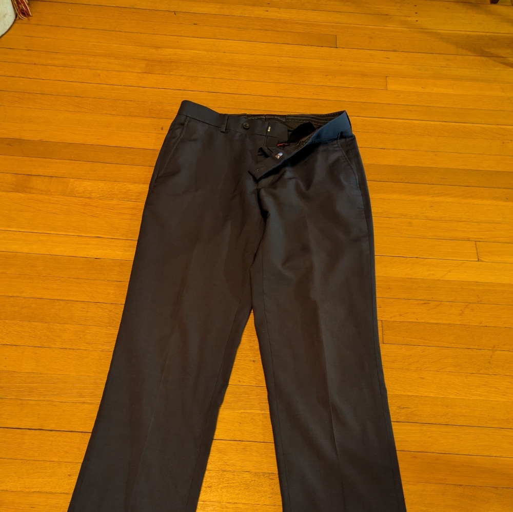 Kenneth Cole Navy Dress Pants